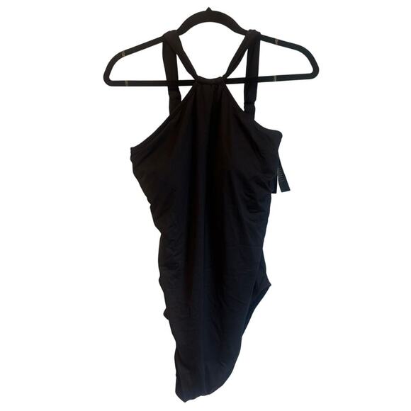 Lauren Ralph Lauren Tummy-Control High-Neck One-Piece Swimsuit Size 18W Plus NWT - Picture 13 of 13